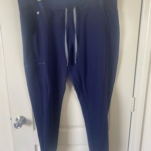 FIG Clothing Zamora Jogger Scrub Pants in Navy
